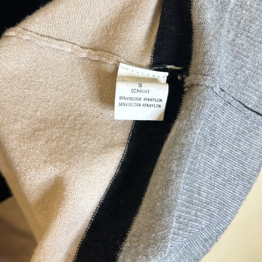 Staccato Fall Cardigan Womens Size Small Relaxed Fit With An Open Front Pockets - Picture 5 of 6